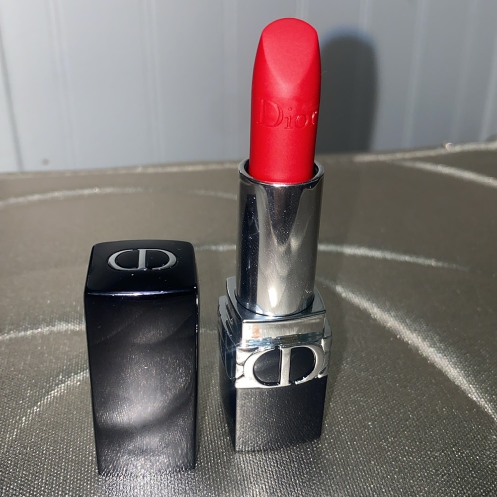 Dior Rouge Lipstick Couture Color Lipstick in 666 Rouge en Diable Matte Finish